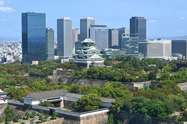 大阪の街並み